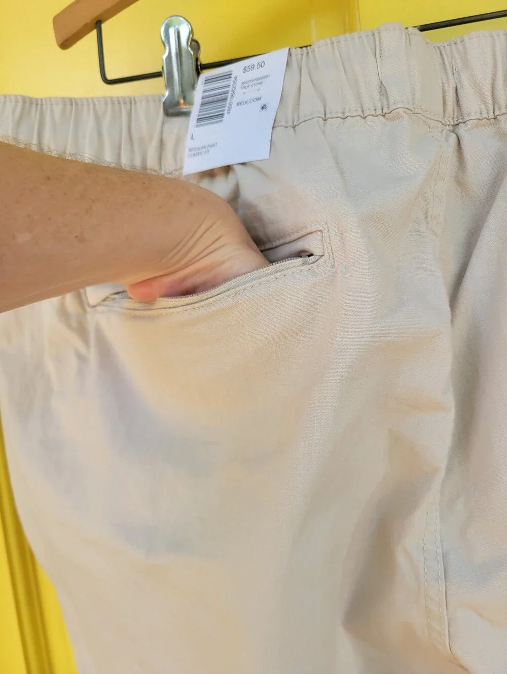Ocean Coast Draw String Elastic Waist Cuffed Athleisure Nautical Large Pant